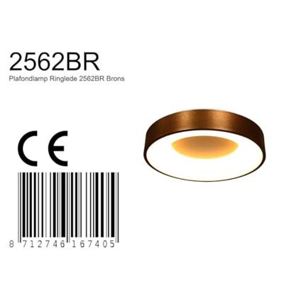 Steinhauer Bronzen led plafonnièreRinglede Ø 38cm - 2562BR