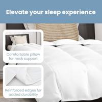 Winter Dekbed met kussen 2 pcs Wit Donsveertjes - thumbnail