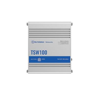 Teltonika TSW100 netwerk-switch Gigabit Ethernet (10/100/1000) Power over Ethernet (PoE) Blauw, Meta Teltonika TSW100 netwerk-switch Gigabit Ethernet (10/100/1000) Power over Ethernet (PoE) Blauw, Meta