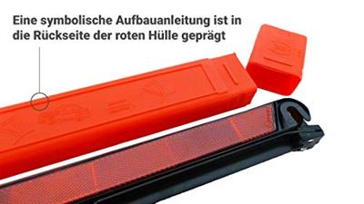 HP Autozubehör 10132 Gevarendriehoek Auto, ATV, Camper, Van, SUV, Quad, Vrachtwagen, Landbouw, Bus, Bouwmachines (l x b x h) 46 x 57 x 35 cm