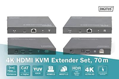 Digitus DS-55513 KVM-extender Zender en ontvanger