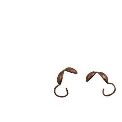 Darice • double cup connector 3mm 45pcs antique copper