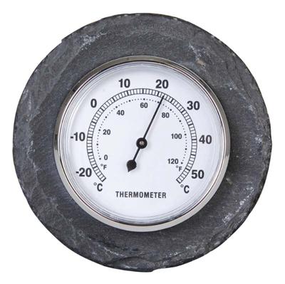 Thermometer rond leisteen / Outhings