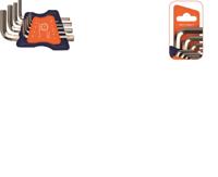 Rotec 9 dlg.Inbussleutelset lang metrisch 1,5 - 10,0 mm (nikkel) - 8804003 - thumbnail