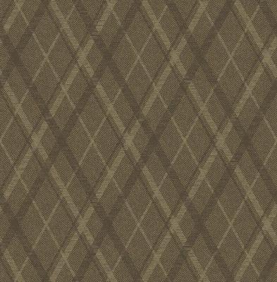 Dutch Wallcoverings Sauvage Ruit - Bruin