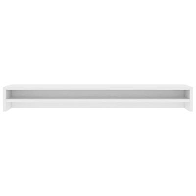 Monitorstandaard 100x24x13 cm spaanplaat wit
