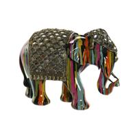 Decoratieve figuren Home ESPRIT Multicolour Hars Olifant 31 x 14 x 22 cm - thumbnail