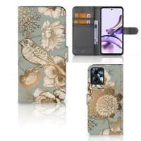 Hoesje voor Motorola Moto G13 | G23 Vintage Bird Flowers - thumbnail