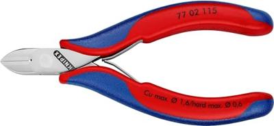 Knipex Elektronica-zijsnijtang met meer-componentengrepen 115 mm - 7702115 - thumbnail