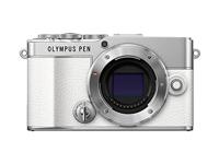 Olympus PEN E-P7 Micro Four Thirds-systeemcamera, 20 MP-sensor, ingebouwde 5-assige beeldstabilisator, kantelbaar en hoge definitie LCD, 4K-video, wifi, profielkeuze kleur en zwart/wit, wit - thumbnail