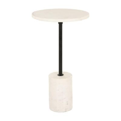 Richmond Ronde Bijzettafel 'Misty' Marmer, 30cm