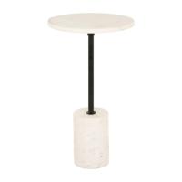 Richmond Ronde Bijzettafel 'Misty' Marmer, 30cm - thumbnail