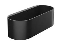 Bundelset Handdouche HansGrohe WallStoris Thermostaat Glijstang en Opbergset Mat Zwart - thumbnail