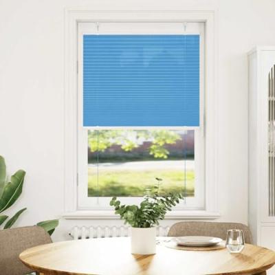 VidaXL Plissé rolgordijn 75x100 cm stofbreedte 74,4 cm polyester blauw VidaXL Plissé rolgordijn 75x100 cm stofbreedte 74,4 cm polyester blauw