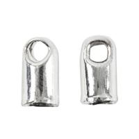 Creativ Company Eindkap, d 3,2 mm, verzilverd, 10 stuk/ 1 doos - thumbnail