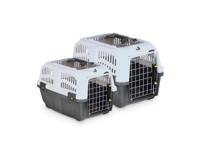 Nobby 72134 Skudo Open Transportbox Voor Kleine Honden En Katten, Grijs, 31.5 x 48 x 31 cm - thumbnail
