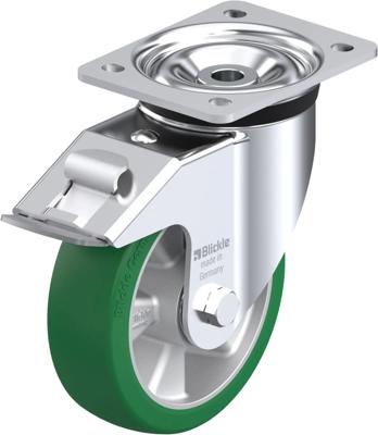 Blickle LK-ALST 160K-FI Zwenkwiel met rem Wieldiameter: 160 mm Draagvermogen (max.): 580 kg 1 stuk(s) Blickle LK-ALST 160K-FI Zwenkwiel met rem Wieldiameter: 160 mm Draagvermogen (max.): 580 kg 1 stuk(s)