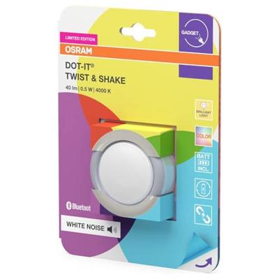 OSRAM HOMELIGHTING 4058075849280 Dot-It Twist Kleine mobiele lamp LED Grijs OSRAM HOMELIGHTING 4058075849280 Dot-It Twist Kleine mobiele lamp LED Grijs