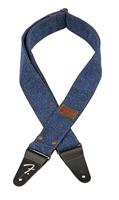 Fender x Wrangler® Riveted Denim Strap Indigo gitaarband - thumbnail