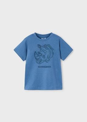 Mayoral Zomer t-shirt S/S jongens - blauw