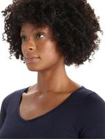 Icebreaker Siren SS Sweetheart Thermoshirt Dames Midnight Navy XL - thumbnail