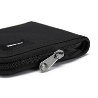 Pacsafe Portemonnee RFIDsafe Zip Around Wallet (b x h x d) 11 x 10 x 2 cm Zwart 11050130 - thumbnail