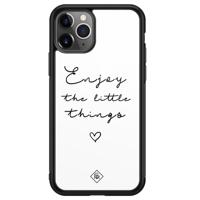 iPhone 11 Pro Max glazen hardcase - Enjoy life - thumbnail