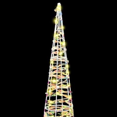 VidaXL Kerstboom met 90 led 3 pcs warmwit 20 x 20 x 80 cm pet VidaXL Kerstboom met 90 led 3 pcs warmwit 20 x 20 x 80 cm pet