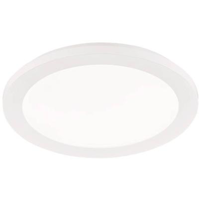 LED Plafondlamp - Badkamerlamp - Trion Camy - Opbouw Rond 13W - Spatwaterdicht IP44 - Dimbaar - Warm Wit 3000K - Mat Wit