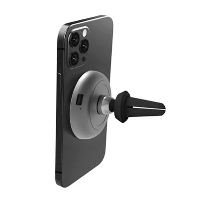 Celly MAGSTANDCHARGE oplader voor mobiele apparatuur Smartphone Zilver USB Draadloos opladen Binnen