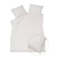 Vandyck Vandyck Dekbedovertrek Pure 80 Seersucker white Lits-jumeaux (240x200/220 ) - thumbnail
