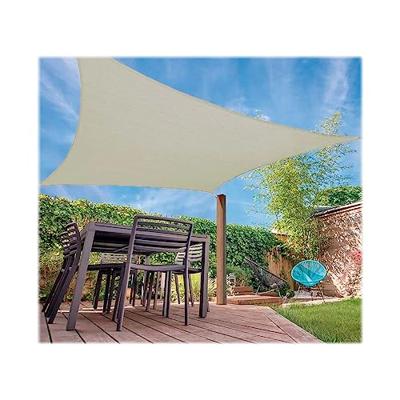 Schaduwdoek vierkant 5 x 5 meter - zand Schaduwdoek vierkant 5 x 5 meter - zand