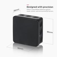 Kabeldoos zwart AP9/M IP55 ABB voor muur en plafond - thumbnail