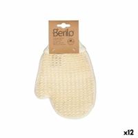 Exfoliërende Handschoen Berilo B7083-12 Wit Beige (12 Stuks) - thumbnail
