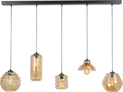 Masterlight Grote glazen hanglampQuinto 5 - 2261-05-130-5-14-131