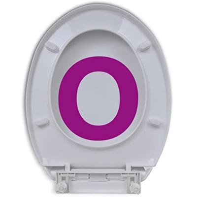VidaXL Toiletbril soft-close ovaal wit