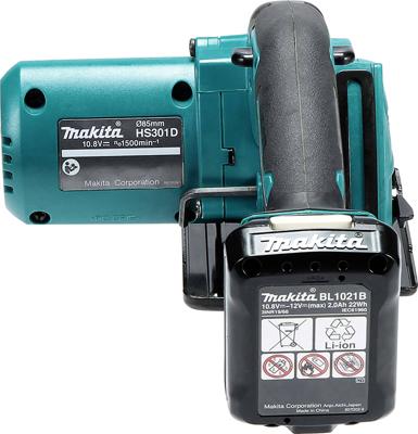 Makita Makita HS301D - Kreissäge - schnurlos - 85 mm Accu-cirkelzaag Zonder accu 12 V
