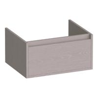 Brauer Hope - Onderkast - 60 cm - met 1 Softclose Lade Greeploos en 1 Sifon Uitsparing - Timber Greige - thumbnail
