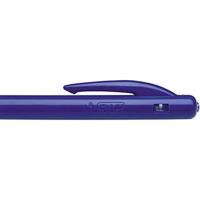 Bic balpen M10 Clic, 0,4 mm, medium punt, bleu, blister 10 stuks + 4 gratis - thumbnail
