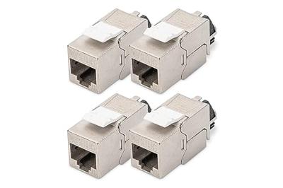 Digitus DN-93617-4 RJ45-inbouwmodule Keystone CAT 6A Digitus DN-93617-4 RJ45-inbouwmodule Keystone CAT 6A