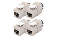 Digitus DN-93617-4 RJ45-inbouwmodule Keystone CAT 6A - thumbnail