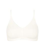 Katoenen soft Bh zonder beugel - Daily Cotton soft bra - Biologisch katoenen bralette met sluiting - thumbnail