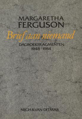 Brief aan niemand - Margaretha Ferguson - ebook