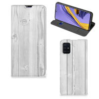Samsung Galaxy A51 Book | Wallet Case | White Wood - thumbnail