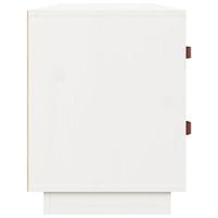 Schoenenbank 100x34x45 cm massief grenenhout wit - thumbnail