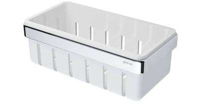 Geesa Frame Douchemand 21cm Wit / Chroom 918801-02