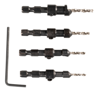 Makita Accessoires Verzinkboor Quad Driver-set - D-73455 - D-73455 - thumbnail