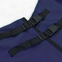 VidaXL Paardendeken marineblauw 75 cm polar fleece - thumbnail