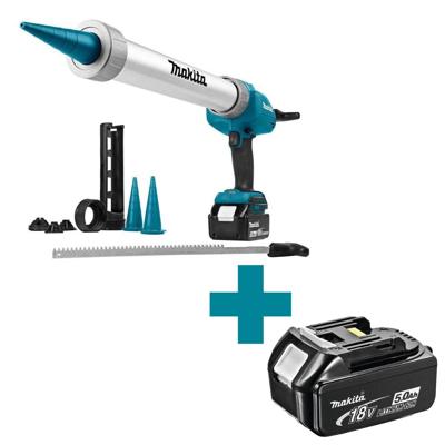 Makita lijm-/kitspuit 18v 5.0ah