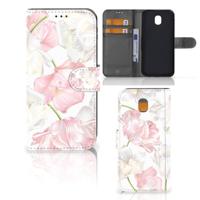 Samsung Galaxy J5 2017 Hoesje Lovely Flowers | Portemonnee hoesje - thumbnail
